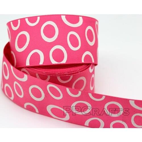 PPCrafts 1-1/2" 38MM Grosgrain Ribbon Printed Dots DIY Crafts Hairbow 10 Yards/roll Free Shipping