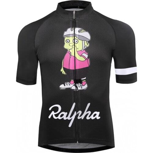 Ralpha 2019 Summer Cycling Jerseys for Racing Riding Sports Wear Clothes Breathable Short Sleeve Italian Clothing for Mens