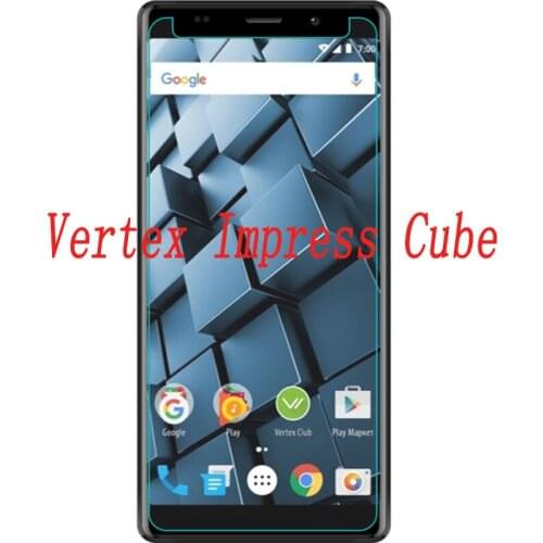 Smartphone Tempered Glass for Vertex Impress Cube 9H Explosion-proof Protective Film Screen Protector cover phone