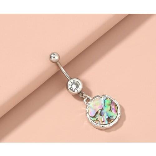 Womens Piercing Body Jewelry Goth Pendant Woman Navel Decorations Accessories Punk Rave Sexy Women Belly Button Piercings