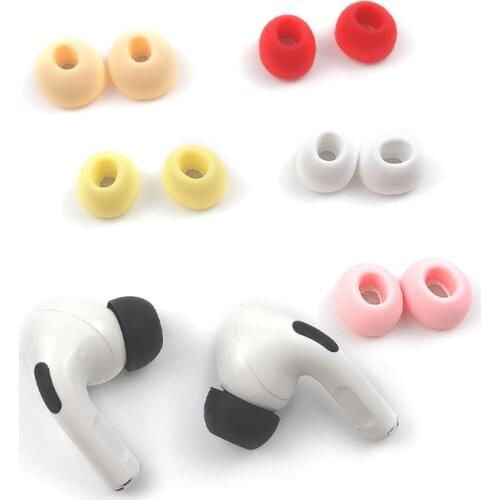 1Pair Ear Pad Silicone In-Ear Earphone Cover Cap Suitable For Apple AirPods Pro Replacement Earbud Ear Tips Pads Earbuds