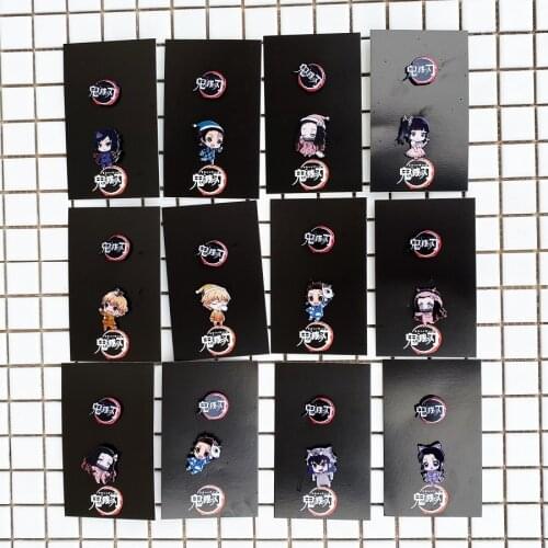 10pcs/lot Anime Demon Slayer: Kimetsu no Yaiba New cartoon brooch badge toy gift