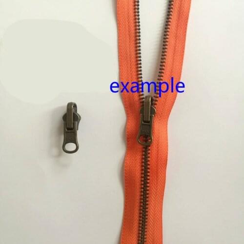 10pcs/lot YKK 5# Flip Pull Head for Metal Replacement Repair Both Sides Track Arts Crafts Tailor Sewing Accessories