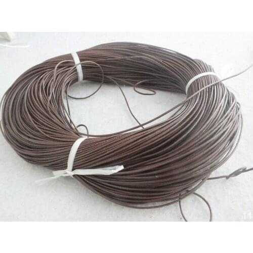 100meter 3mm Jewelry Findings DIY Brown Leather Cord