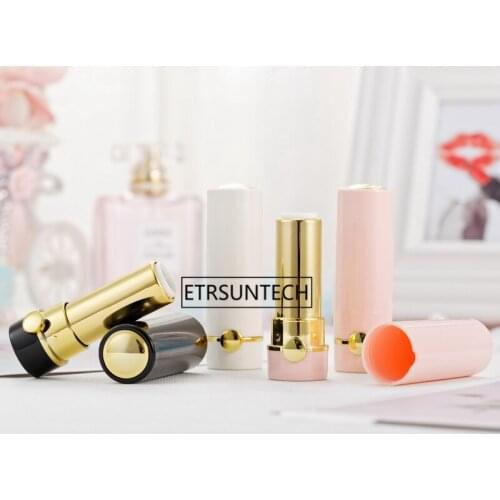 100pcs Empty Lip Balm Tubes 12.1mm Diameter Containers Lipstick Tube Refillable Bottles Lip Tubes F2326