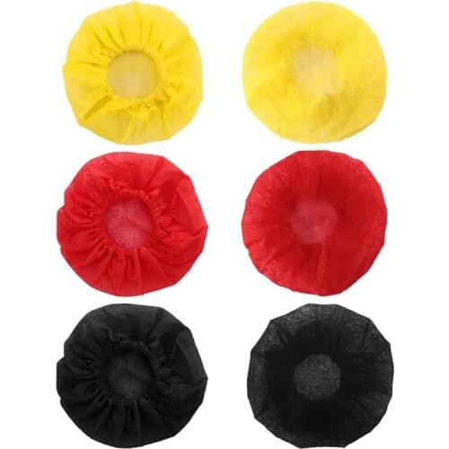 200 Pieces Disposable Microphone Cover Non-Woven Microphone Cover for KTV Recording Room News Gathering