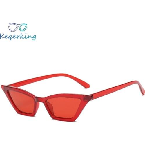 2018 new trends in Europe and America retro sunglasses sunglasses lady cat eye glasses colorful marine personality ZB-04
