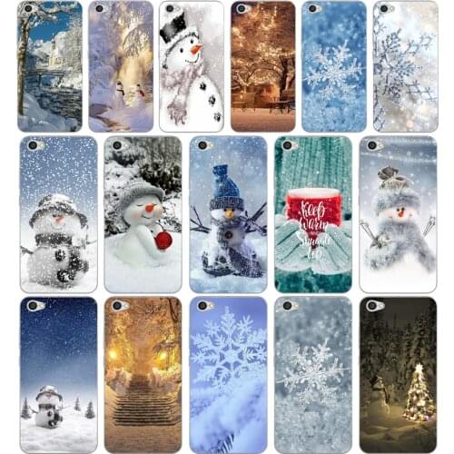 241H Animated Winter snowman snow Silicone Soft Tpu Cover phone Case for xiaomi redmi 4a 6a 4x note 5a pro mi a1