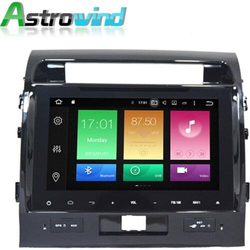 64G ROM No Tax Android 9.0 10.1 inch GPS Navigation System DVD Stereo Media Auto Radio For Toyota Land Cruiser 2008-2012 DAB