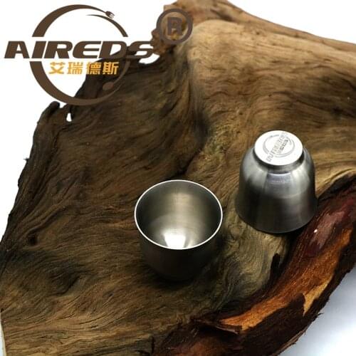 AIREDS Titanium Alloy Outdoor Mini Teacup CNC TC4 GR5