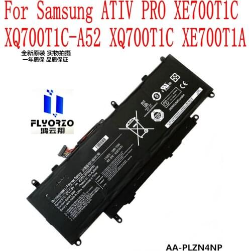 100% Brand New High Quality 6540mAh/49WH AA-PLZN4NP Battery For Samsung ATIV PRO XE700T1C XQ700T1C-A52 XQ700T1C XE700T1A laptop
