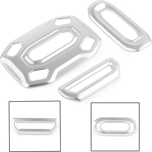 Car Central Roof Reading Light Cover Panel Trim Front Rear For Jeep Wrangler JL 2018 Silver