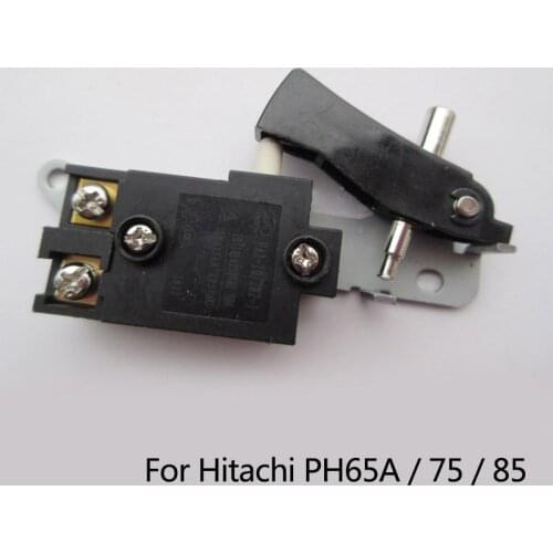 Free Shipping! Replacement Electric hammer Drill Switch for Hitachi 65A 75/85, Wholesale Power Tool Accessories