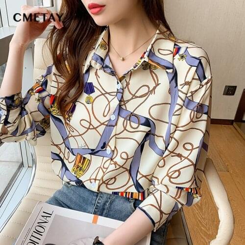 CMETAY Women's Printed Shirts