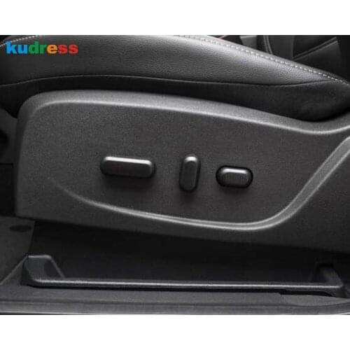 For Ford Escape Kuga 2017 2018 2019 ABS Matte Seat Adjustment Switch Button Cover Trim Car Interior Accessories