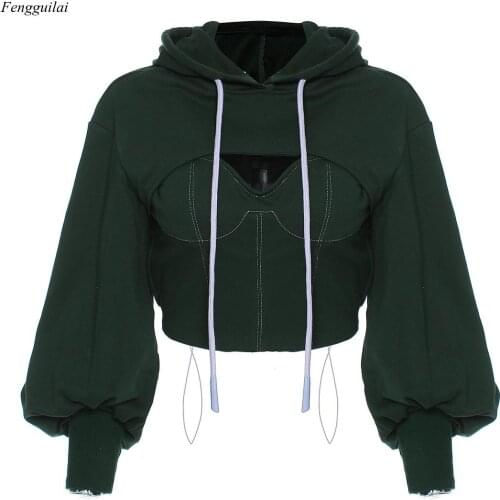 Женские короткие толстовки Fengguilai China At AliExpress