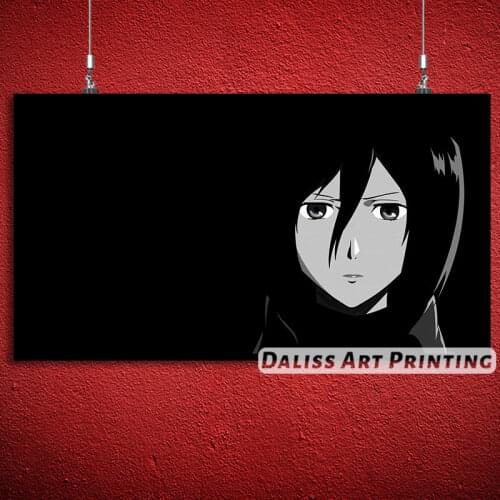 Canvas Anime mikasa Attack on Titan Pictures Home Decoration Paintings Poster HD Prints Wall Art Modular Living Room Framed