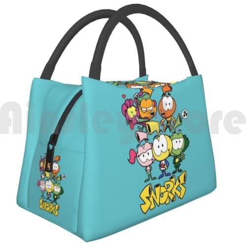 Cooler Lunch Bag Picnic Bag Snorks Snorks Comic Cartoon Anime Animated Animation Vintage Retro Old 80S 90S