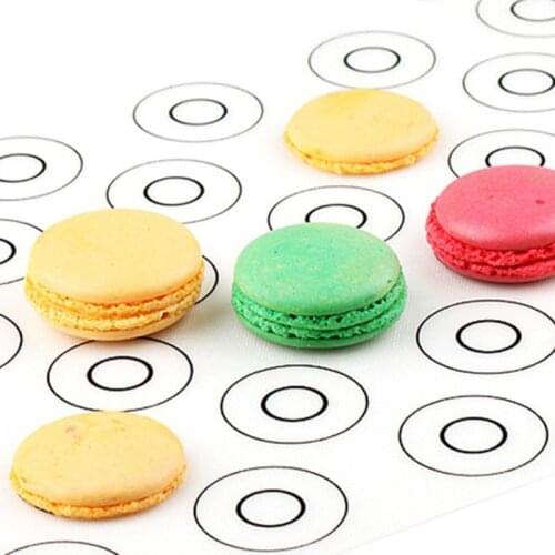 Macarons Silicone Baking Mat Non-stick Multi-function Macaroon Pastry Mold Oven Bakeware DIY Macaron Mould Pad Kitchen Bakeware