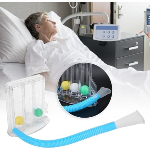 Medical Breathing Trainer Vital Capacity Instrument Lung Function Respiratory Exerciser Effectively Prevent Crossed Infection