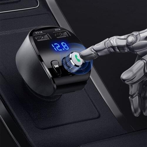 Multifunctional Bluetooth car cigarette lighter splitter charger MP3 player hands-free call navigation mobile phone charger