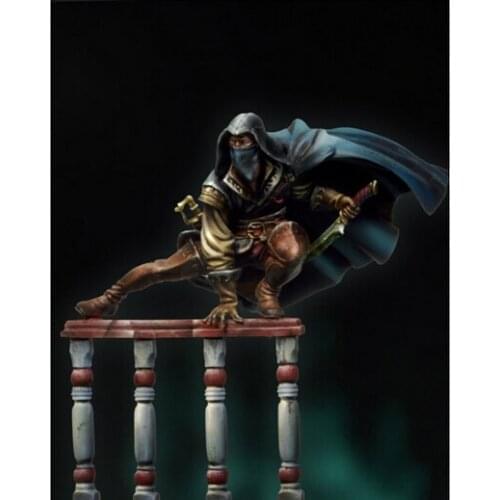 Resin figure Model kits Miniature gk Unassembly Unpainted 1/32 54MM ancient warrior 54mm