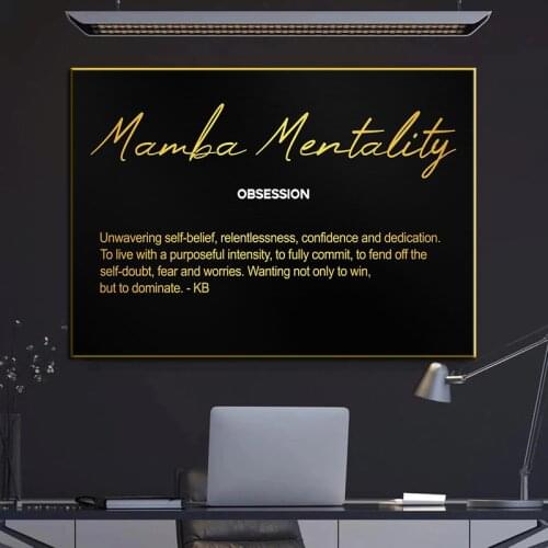 Motivational Quotes Mindset Hustle Excusess Future Wall Art Poster Office Decor Modern Canvas Painting Print For Home Decoration
