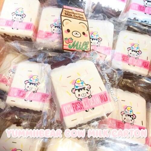 Creamiicandy yummiibear milk squishy Slow Rising Gift Toy