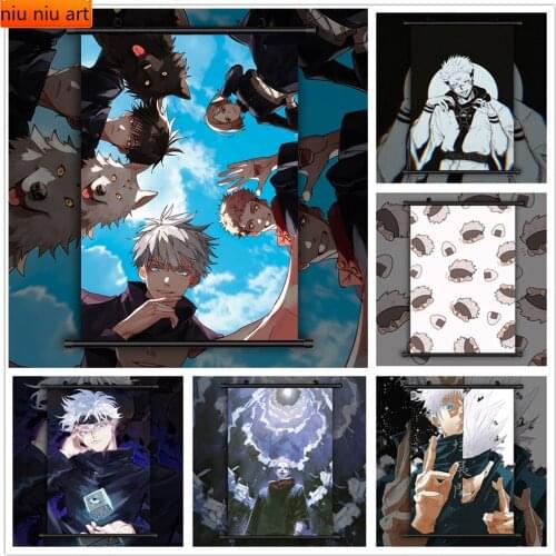 Jujutsu Kaisen Satoru Gojou Fushigura Megumi Anime Diamond Thorn Diamond Mosaic Diamond Painting Cross Stitch Kits Home Decor