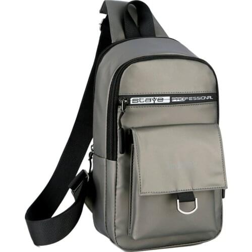 New anti-splashing Oxford cloth chest bag Korean version of the slung chest package simple business mens shoulder Messenger bag