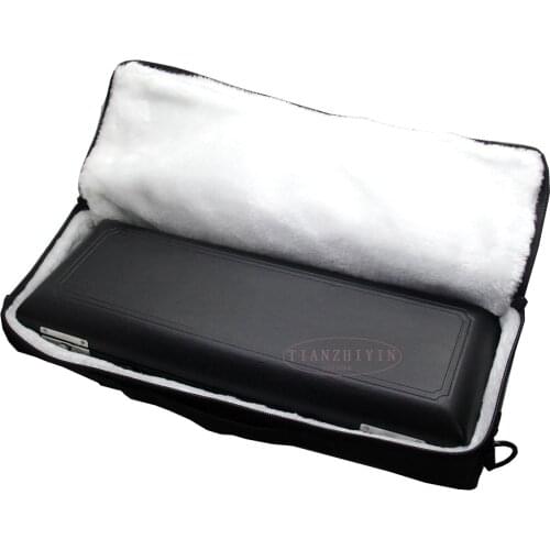 NEW 16 Hole Flute Case Hard Case Flute Bag Durable Accommodate two Mouthpiece Flute box packaging, bend the flute box