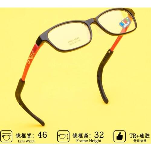 New glasses soft silicone childrens glasses frame TR90 childrens comfort with near vision hyperopia amblyopia 823