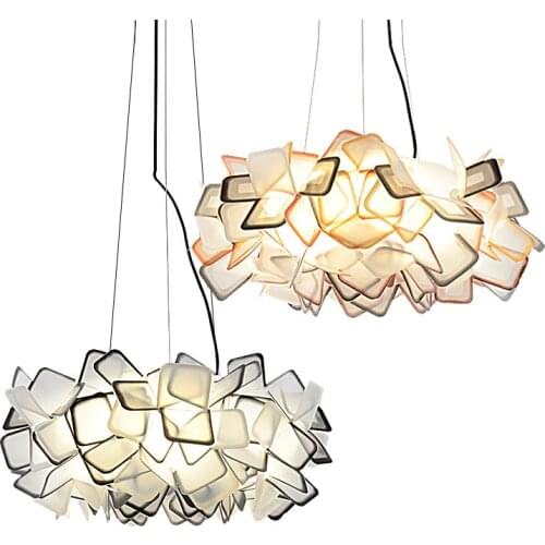 New Design Clizia Suspension Lamp Colorful Pendant Lights Flower Led Hanging Light Bedroom Light Cafe Lights Free Shipping