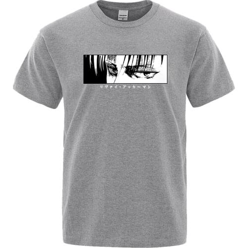 Attack on Titan Japan anime Printing T-Shirts Men Fashion Breathable Clothing Summer Street Tshirt Hip Hop Oversize T-Shirt Mens