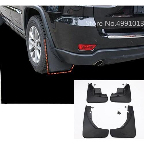 For Jeep Grand Cherokee 2014 2015 2016 2017 2018 car cover plastic fender soft mudguard protect flap splash guard frame molding