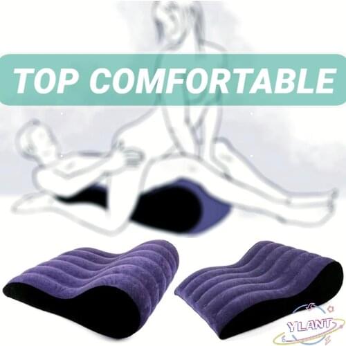 Sourcion Top-10 Sale Inflatable Luxury Pillow Chair Sex Bed Helpful Sofa Pad Ramp Furniture Pillow Sexy Tool New Style 2021