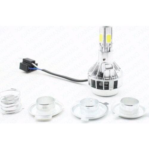 LED motorcycle headlight H4 motorbike light Bulbs flasher motos fog lights for Suzuki BA20D ktm exc cafe racer harley motor lamp