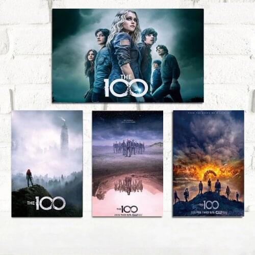 The 100 TV Science Fiction Movie Canvas Painting Posters and Prints Modern Wall Art Picture for Living Room Home Decoration