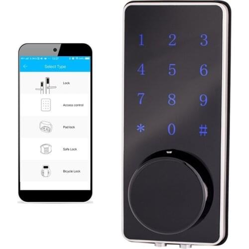 Smart Bluetooth Door Lock with Touch Screen Password and Mobile APP