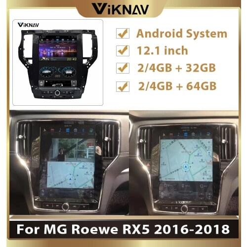 Vertical screen android auto radio player for MG Roewe RX5 2016 2017 2018 car multimedia DVD player GPS navigation tape recorder
