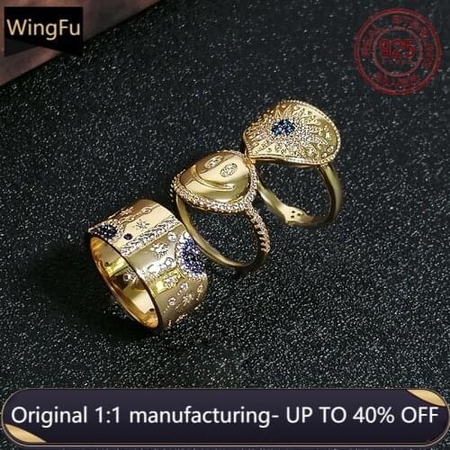 Women925 sterling silver tribal style ring luxury brand monaco jewelry ring anniversary gift
