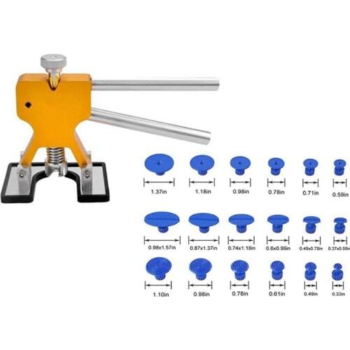 1 Metal Puller+18 Suction Paintless Car Dent Repair Tools Rix It Dent Removal Dent Puller Tabs Dent Lifter Ferramentas