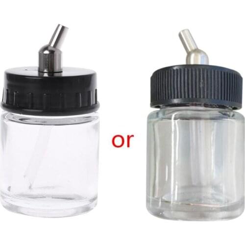 1pcs/lot Airbrush Air Brush Glass Bottle Jar w/ Standard Suction Lid Pump Spray Top