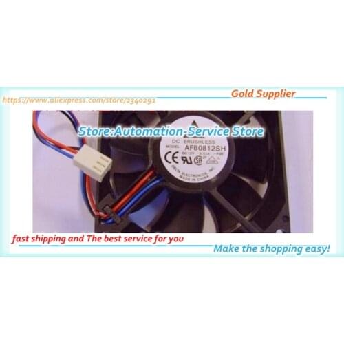 DELTA 8025 DC12V DC Cooling Fan 8CM AFB0812SH Two Ball Bearing