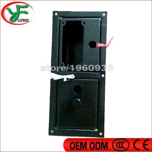 Kiddie rides game machine parts for swing car with iron box / coin acceptor box / coin box