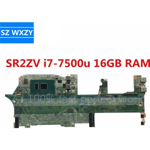 For HP Spectre x360 13-W Laptop Motherboard With SR2ZV i7-7500u 16GB RAM DA0X31MBAF0 MainBoard 100% Tested Fast Ship