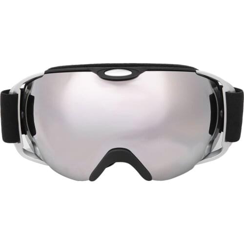 Outdoor Wide View Double Layer Anti-fog Anti-wind Protection Skiing Sports Goggles Skating Glasses Fluorescent Yellow