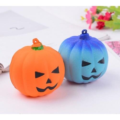 Halloween Pumpkin Kawaii Squeeze Toys Slow Rising Scented Child Kid Adults Antistress Vent Toys