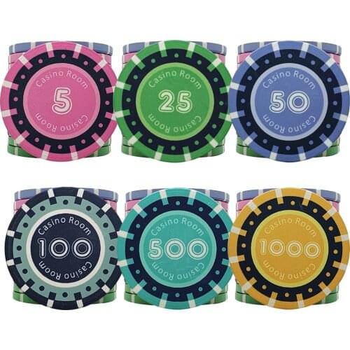 Customized 39mm Ceramic Poker Chips 10g for Pokerchips Casino Best Quality Sale