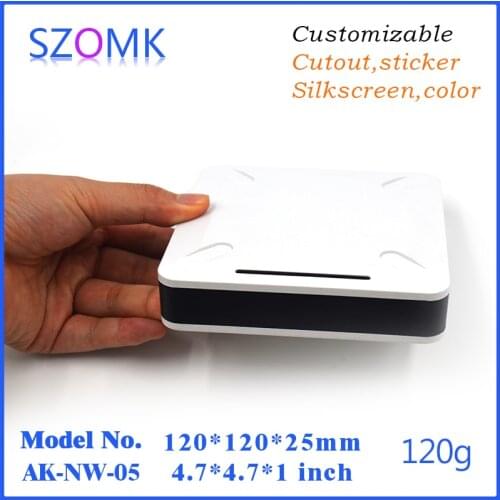 Szomk project case electronics enclosure (5 pcs) 120*120*25mm plastic box electronics network cabinet pcb distrubition enclosure